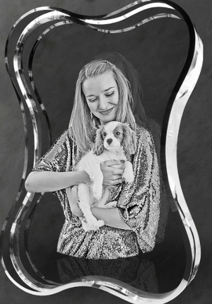 Crystal Hologram | Dog Bone