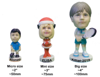 3D Big headed figurines & Bobble heads